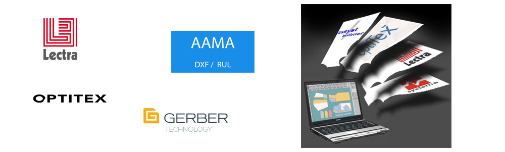CAD/CAM Jilivi , Optitex 25 , Gerber Accumark 16 - конвертиране на файлове